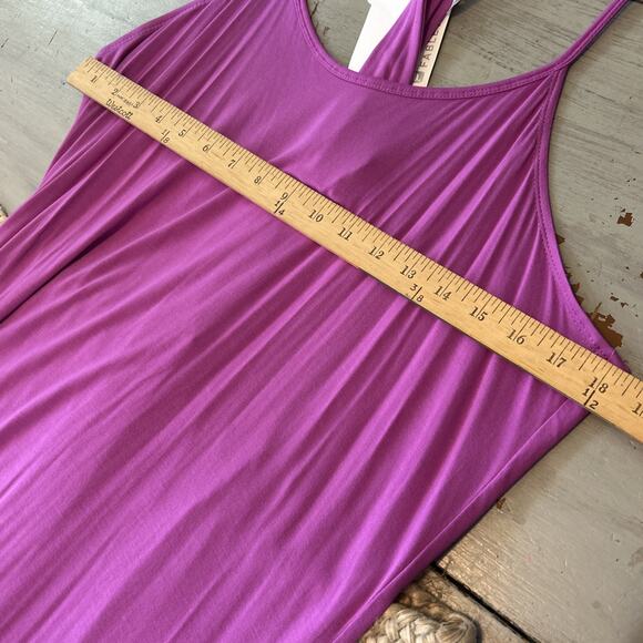 NWT Fabletics Neema Maxi Knit Jersey Dress Freesia Pink Purple Size XXL - Picture 6 of 8